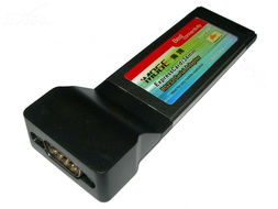 MogeExpressCard RS232卡 34mm MC586连接线转接卡 扩展接口的轻巧之道